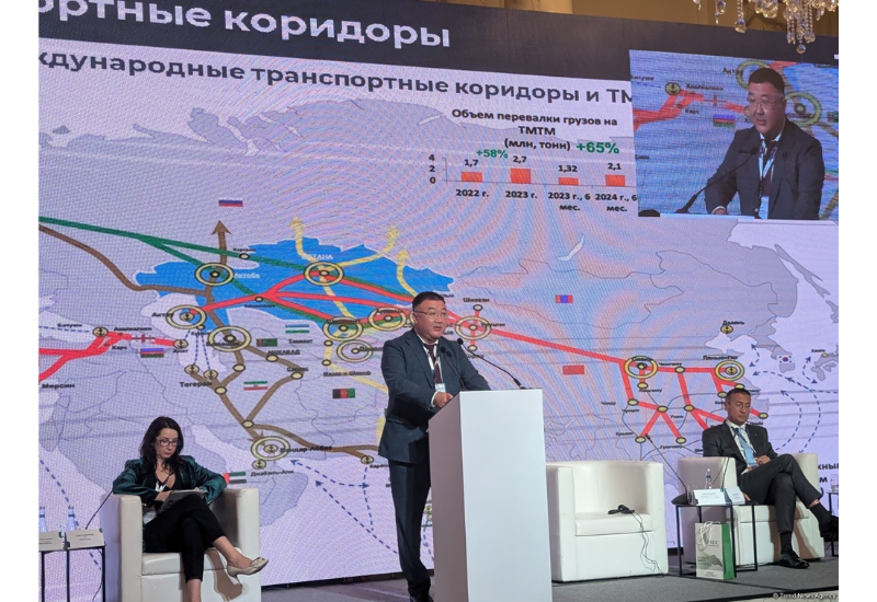 Канат Кобессов о росте грузопотоков по Среднему коридору