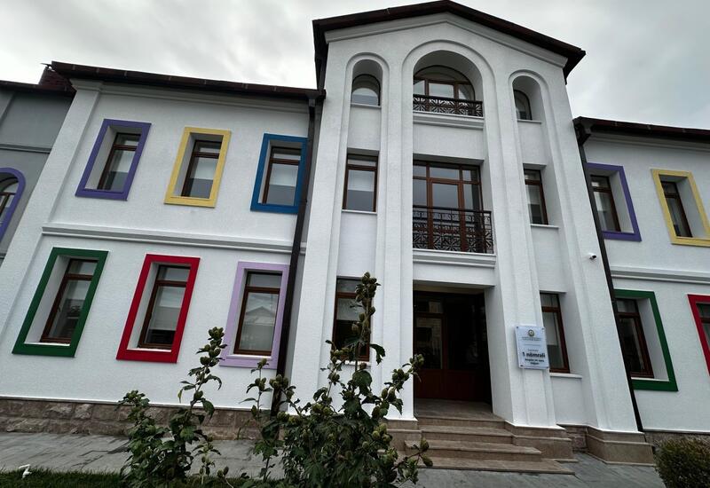 Xankəndidə təmirdən sonra açılan körpələr evi-uşaq bağçasından görüntülər