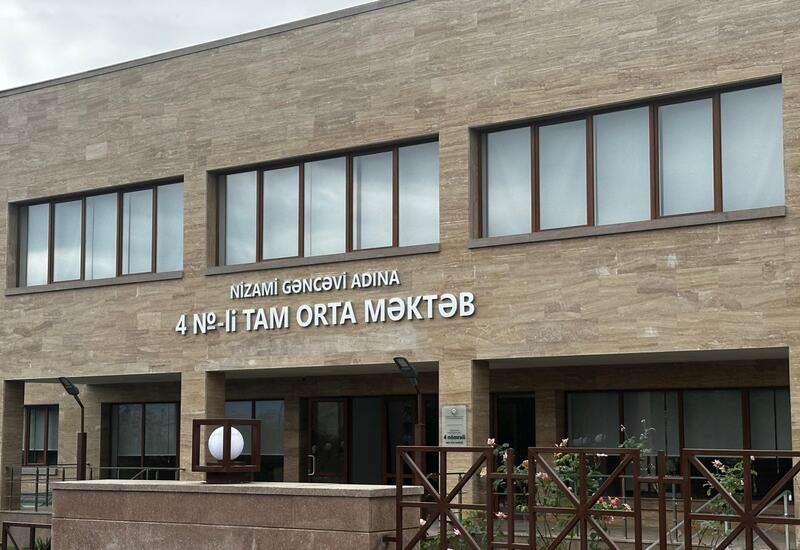Xankəndidə açılışı olan məktəbdən