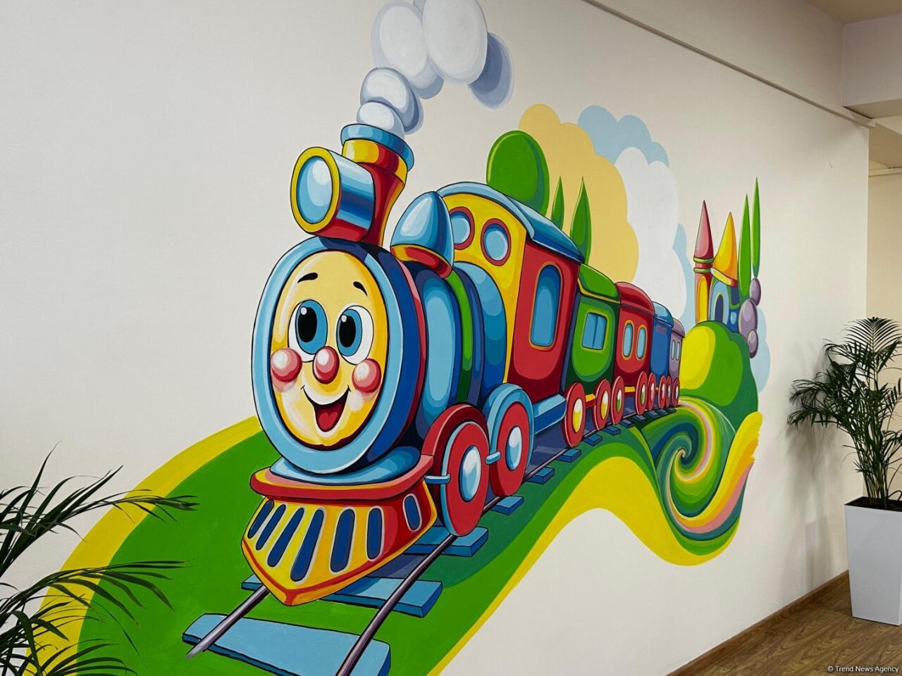 Xankəndidə təmirdən sonra açılan körpələr evi-uşaq bağçasından görüntülər