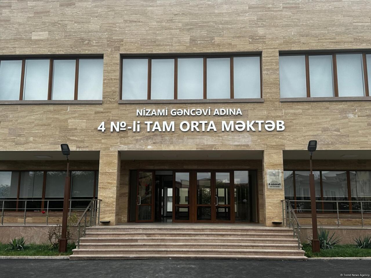 Xankəndidə açılışı olan məktəbdən
