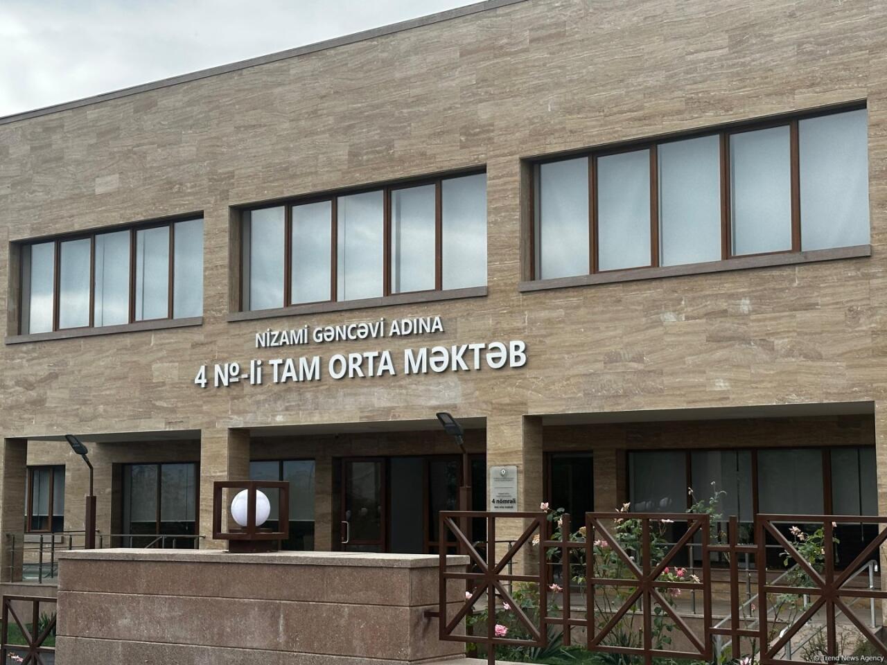Xankəndidə açılışı olan məktəbdən