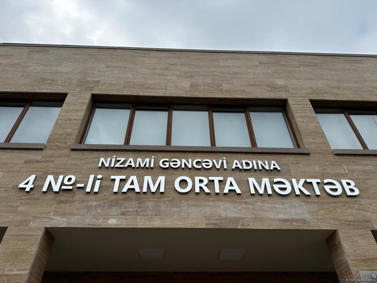 Xankəndidə açılışı olan məktəbdən