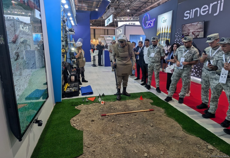 Процесс использования детектора MINELAB F3 на ADEX-2024