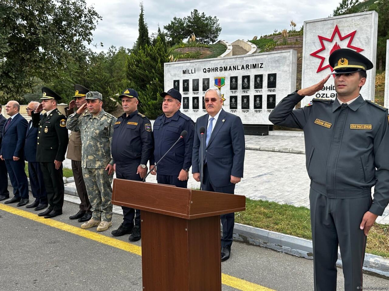 Жители Агдама чтят память шехидов Отечественной войны
