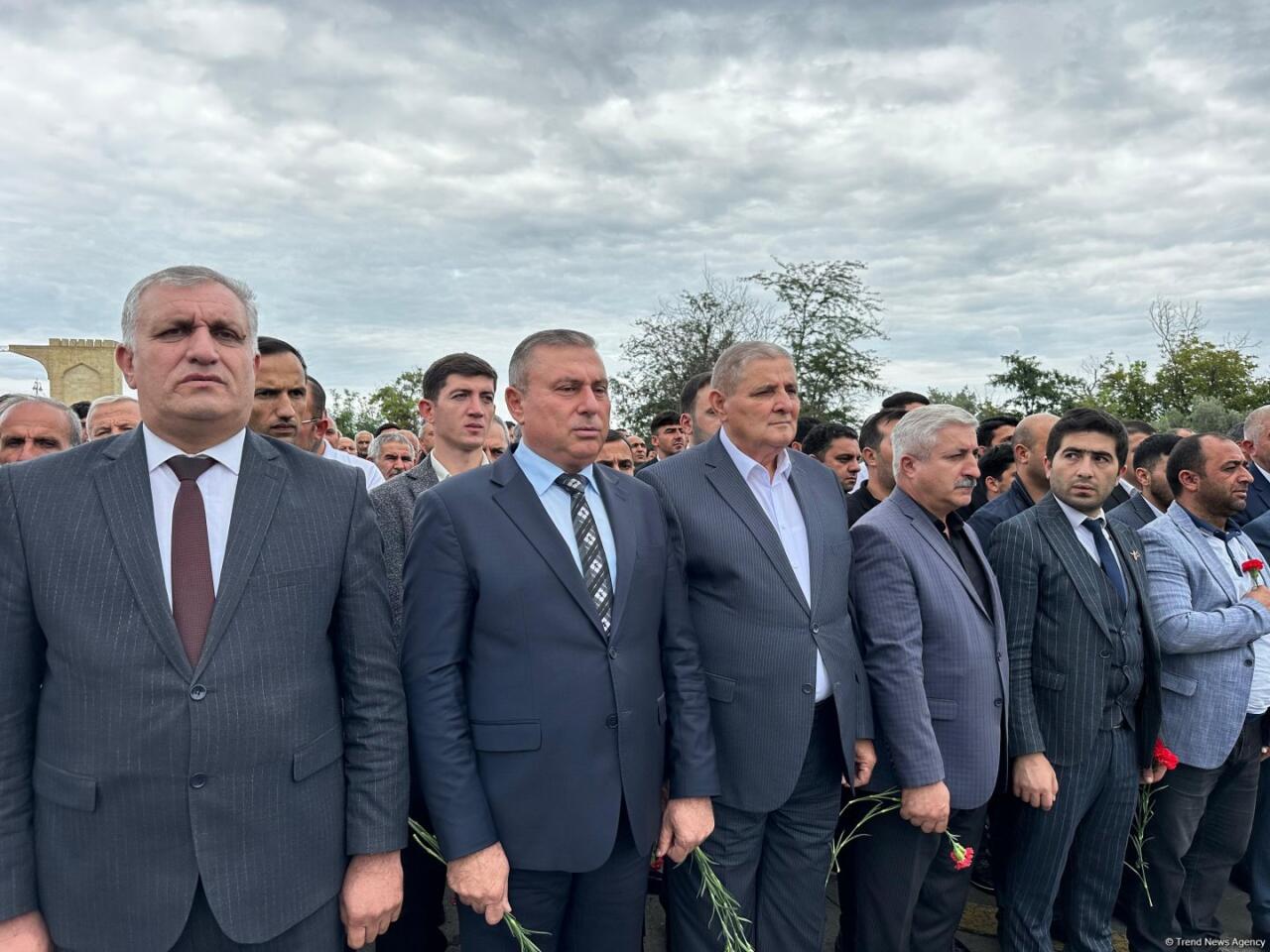 Жители Агдама чтят память шехидов Отечественной войны