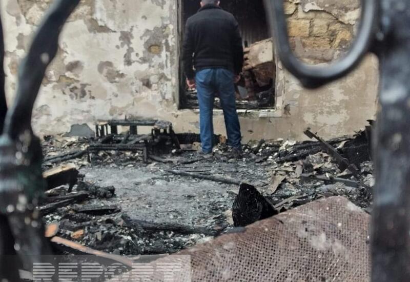 Пожар в общежитии в Сумгайыте
