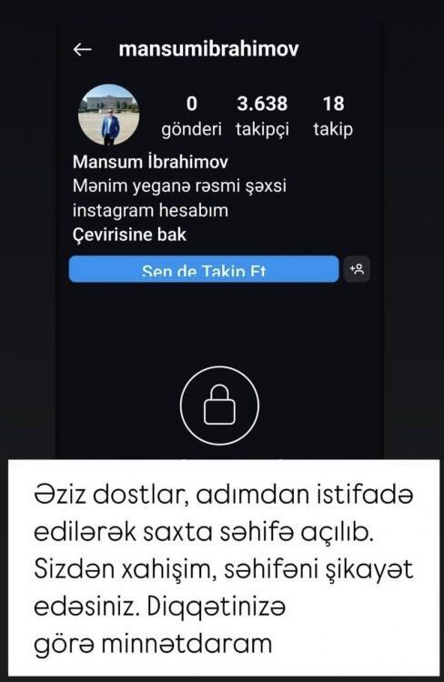 Mənsum İbrahimova qarşı saxtakarlıq