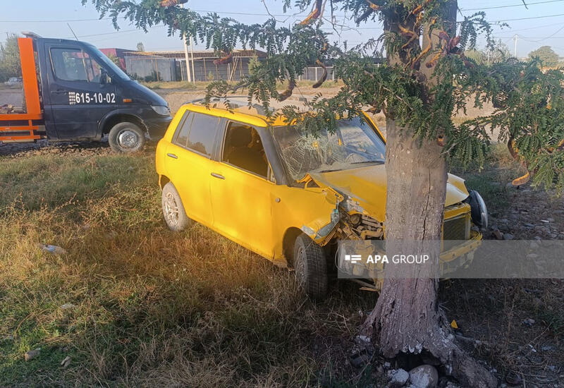 Tovuzda yol qəzası olub,