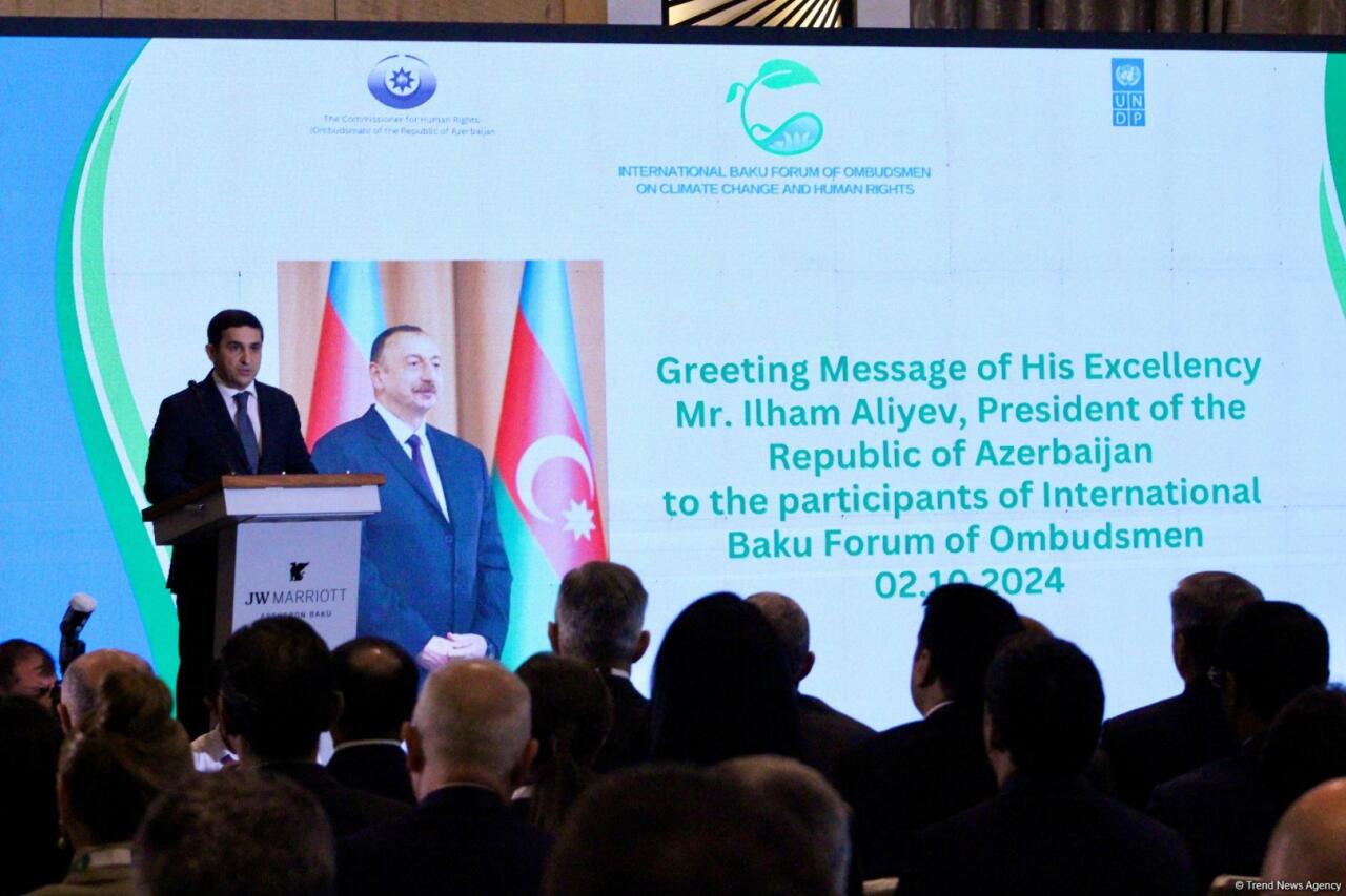 Завершился первый день Международного Бакинского форума омбудсменов