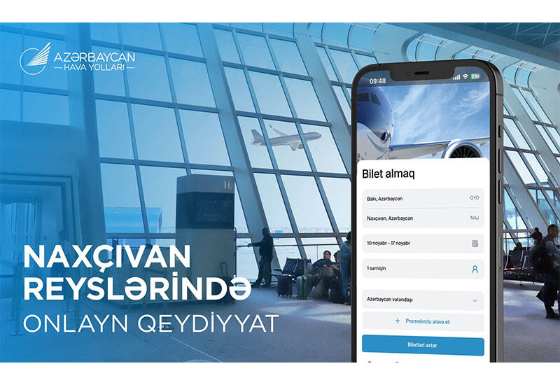 AZAL открывает онлайн-регистрацию для рейсов в Нахчыван