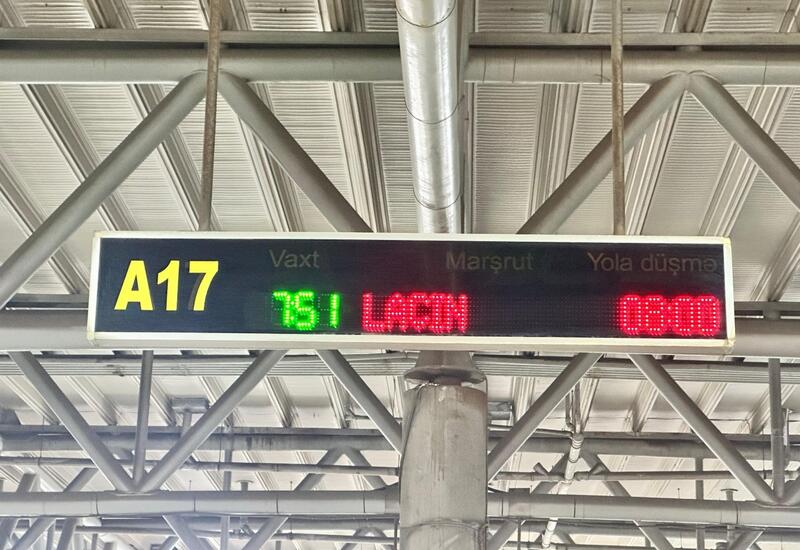 Первые пассажиры автобусного рейса Баку-Лачин прибыли в пункт назначения