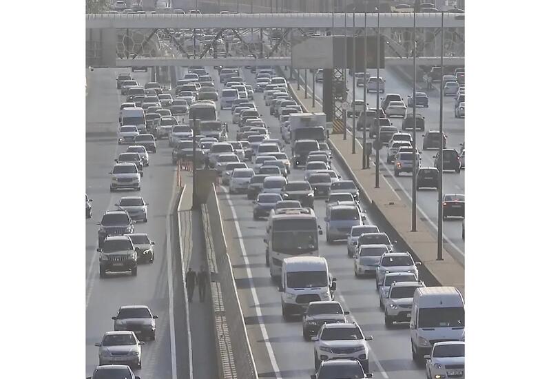 Bakıda bu yollarda tıxac var