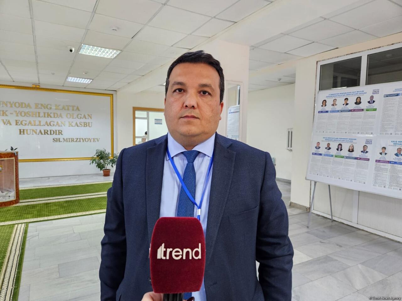Голосование на выборах в Узбекистане прошло активно