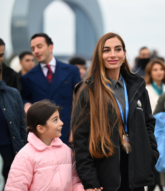 Вице-президент Фонда Гейдара Алиева Лейла Алиева и руководитель Баку медиа центра Арзу Алиева приняли участие в презентации международного проекта по защите морских видов