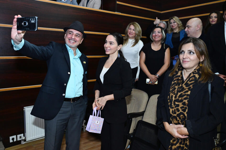 Heydər Əliyev Fondunun vitse-prezidenti Leyla Əliyeva, İordaniya şahzadəsi və ICCROM-un baş direktoru "Manqurt" tamaşasını izləyiblər