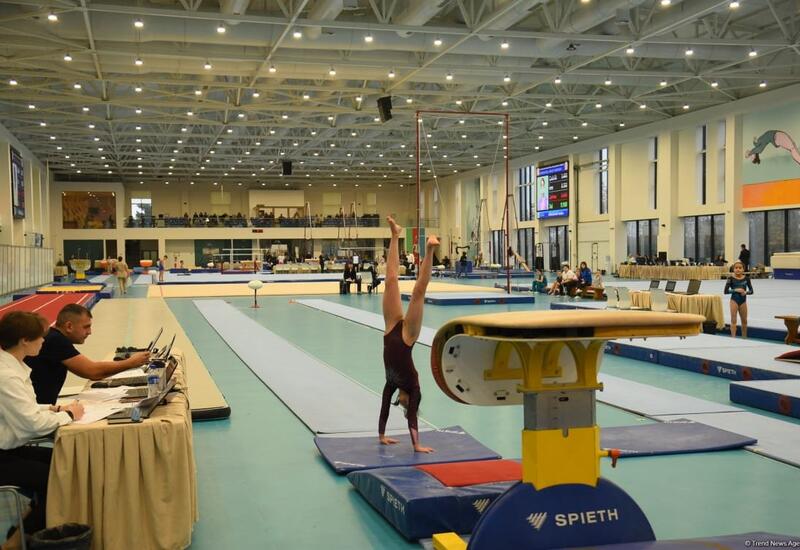 Kişi idman gimnastikası üzrə 29-cu, qadın idman gimnastikası üzrə 8-ci ölkə çempionatı və birinciliyi davam edir