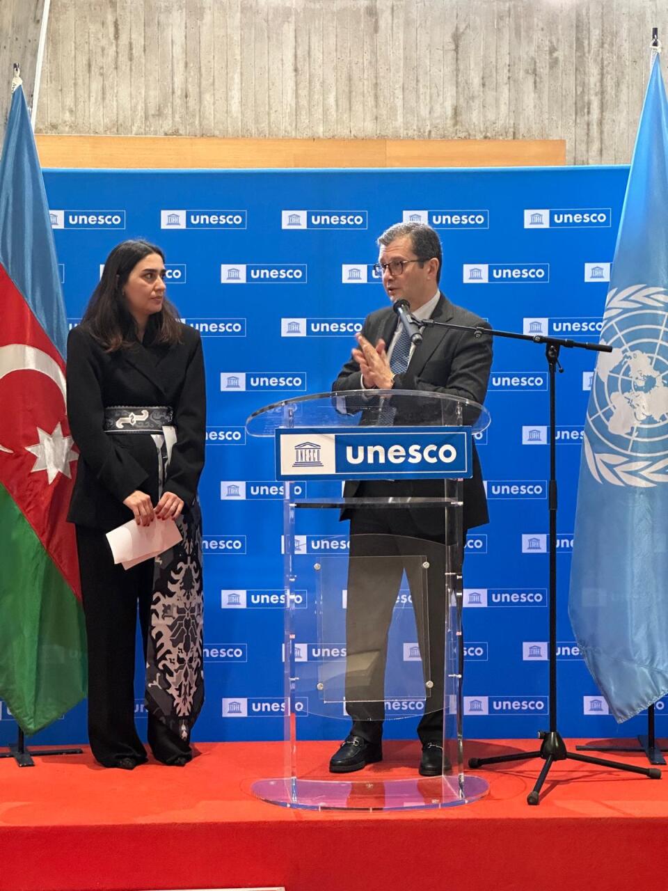 UNESCO-nun mənzil-qərargahında Azərbaycanlı rəssamların “Dayanıqlı Baxış: Daha Yaşıl Gələcək üçün İncəsənət” adlı sərgisi keçirilir