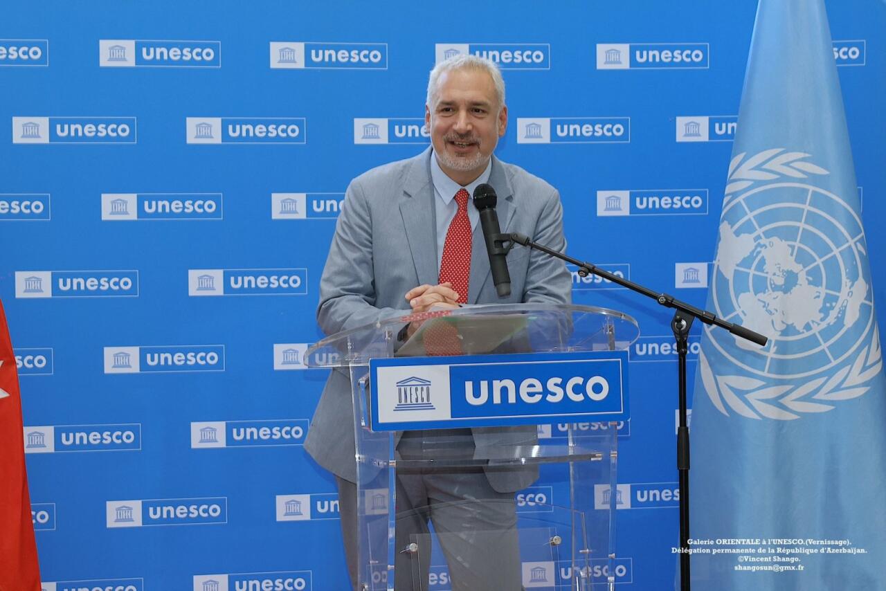 UNESCO-nun mənzil-qərargahında Azərbaycanlı rəssamların “Dayanıqlı Baxış: Daha Yaşıl Gələcək üçün İncəsənət” adlı sərgisi keçirilir