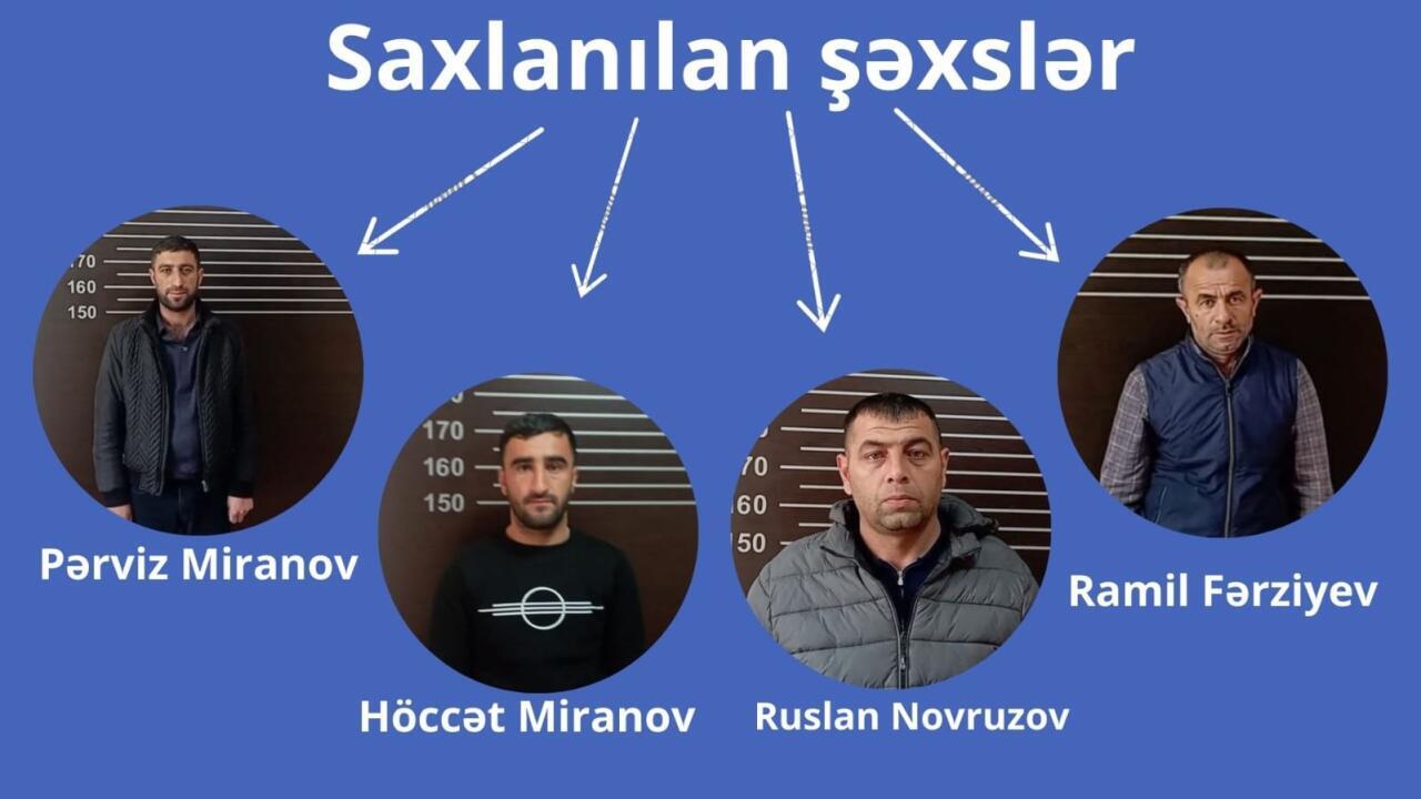 Narkotiklə dolu avtomobili evakuatorun üzərində Bakıya gətirənlər həbs olundu