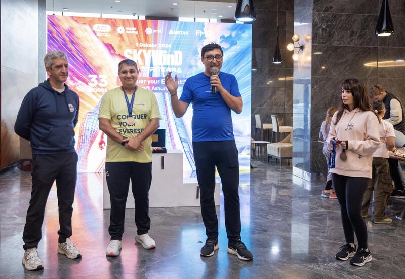 В Баку прошел третий турнир по вертикальному бегу