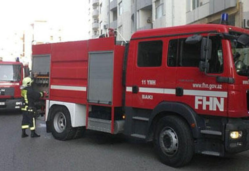 Sumqayıtda GÜCLÜ YANĞIN