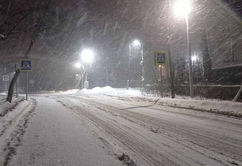 Снегопады пришли в Москву