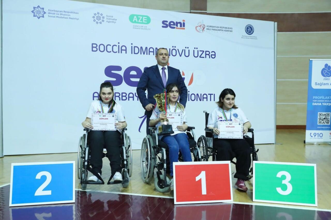 В Азербайджане прошел финал чемпионата по бочче среди паралимпийцев