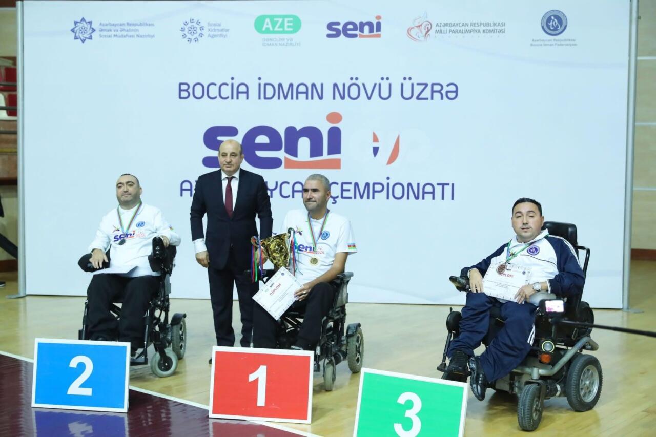 В Азербайджане прошел финал чемпионата по бочче среди паралимпийцев
