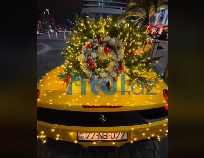 Bakının mərkəzində hər kəsin diqqətini çəkən bu lüks avtomobil