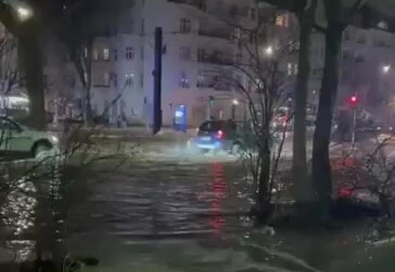 Потоп в Берлине в новогоднюю ночь