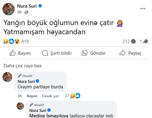 Azərbaycanlı müğənninin oğlu Los-Ancelesdəki evini qoyub qaçdı