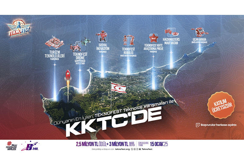 “TEKNOFEST KKTC 2025” texnologiya müsabiqəsinə müraciətlər başladı