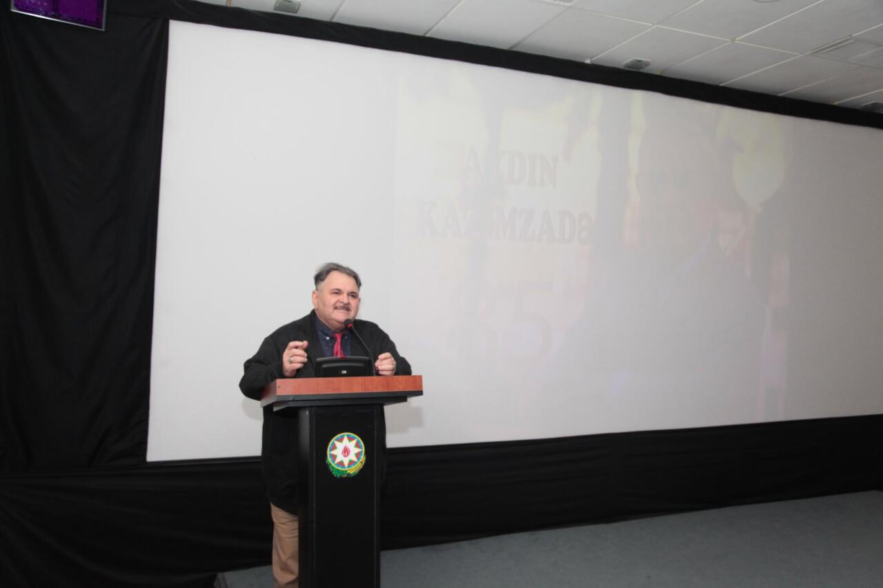 Отмечен юбилей Айдына Кязымзаде — выдающегося архивариуса азербайджанского кино