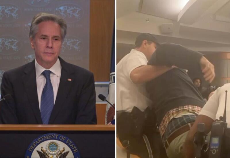 Blinkenə "sən bombalara mane olmadın" deyən jurnalist zaldan çıxarıldı