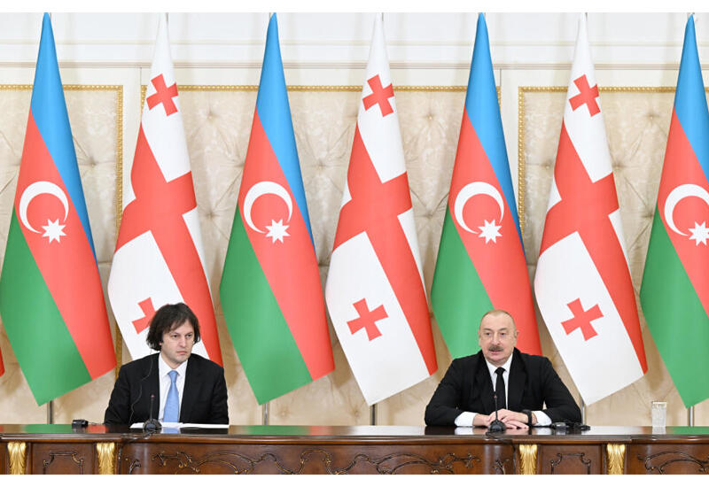 Prezident İlham Əliyev: Azərbaycanla Gürcüstanın siyasi əlaqələri bütün qonşular üçün nümunə ola bilər
