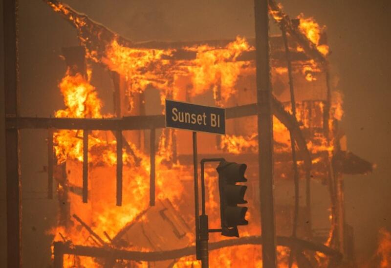 Kaliforniyada yanğınlarla bağlı konsulluğumuz binadan köçüb