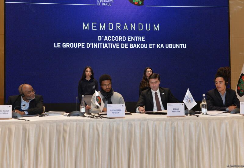 Bakı Təşəbbüs Qrupu və Reyunyon adasının "Ka Ubuntu" təşkilatı arasında memorandum imzalanıb