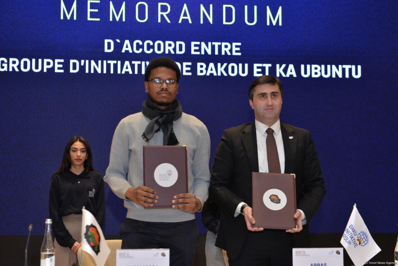 Bakı Təşəbbüs Qrupu və Reyunyon adasının "Ka Ubuntu" təşkilatı arasında memorandum imzalanıb