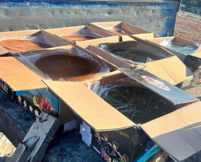 İrandan gətirilən 20 min kq-dan çox uyğunsuz qida məhsullu məhv edilib