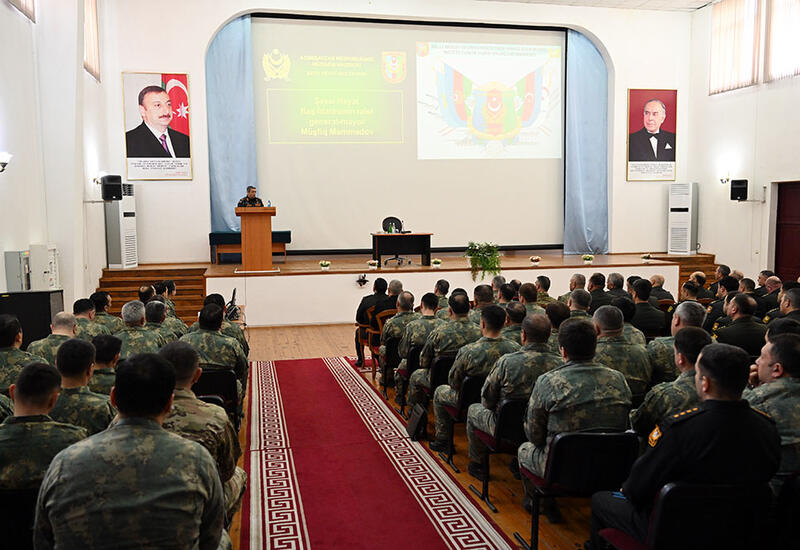 Azərbaycan Ordusunun hərbçilərinin təlim-metodiki toplanışı təşkil olunub