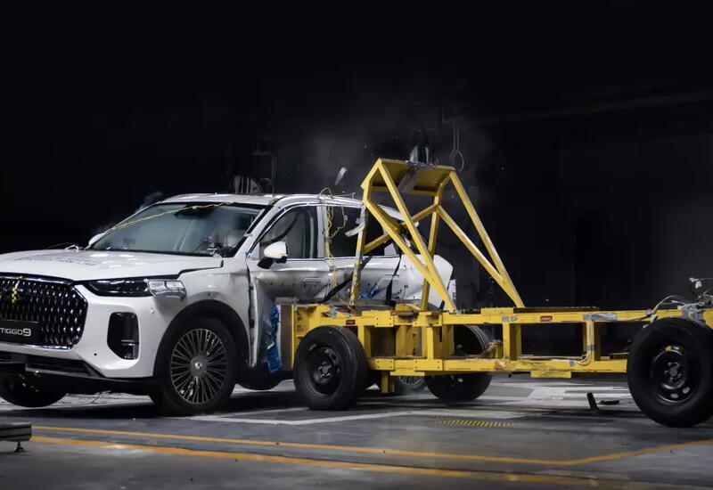 Chery Tiggo 9 разбили на краш-тесте по европейской методике
