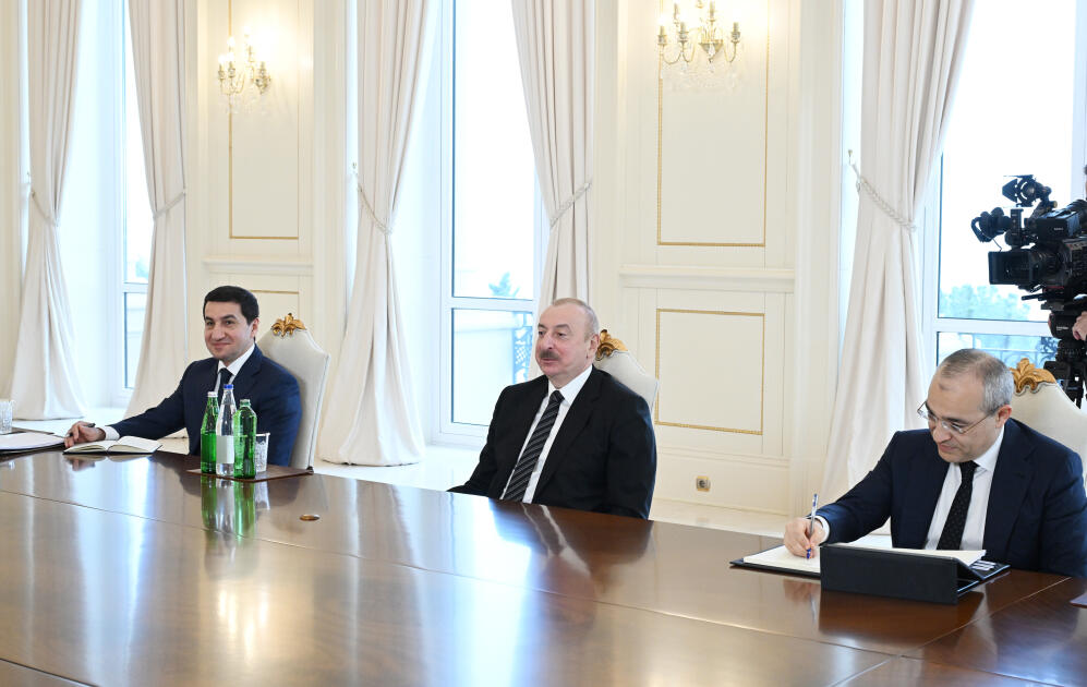 Prezident İlham Əliyev İsrail İqtisadi Forumunun həmtəsisçisi və idarə heyətinin üzvünü qəbul edib