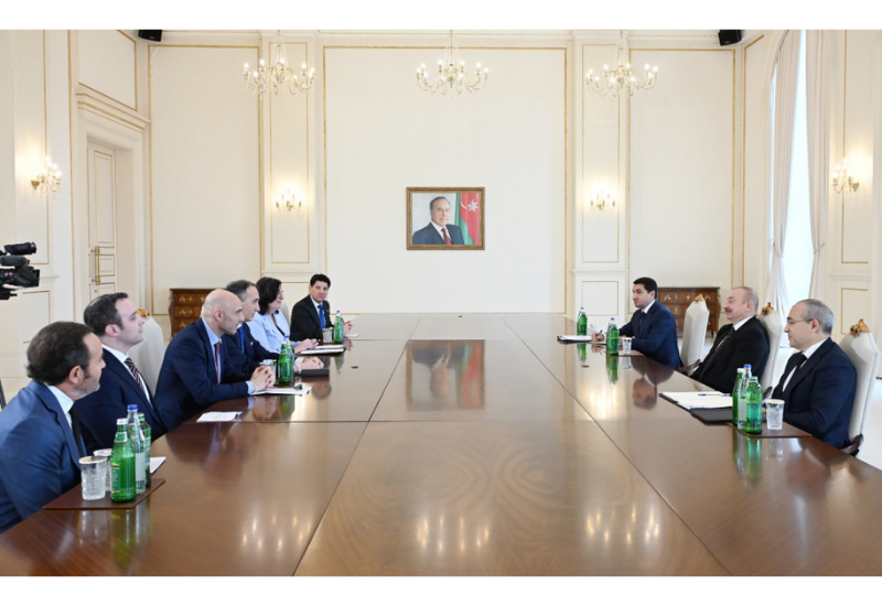 Prezident İlham Əliyev İsrail İqtisadi Forumunun həmtəsisçisi və idarə heyətinin üzvünü qəbul edib