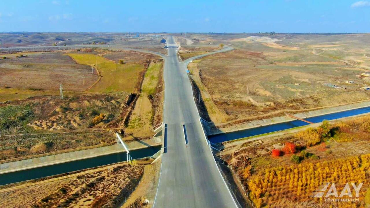 Əhmədbəyli-Füzuli-Şuşa yolunun beynəlxalq normalara uyğun tikintisi yekunlaşır