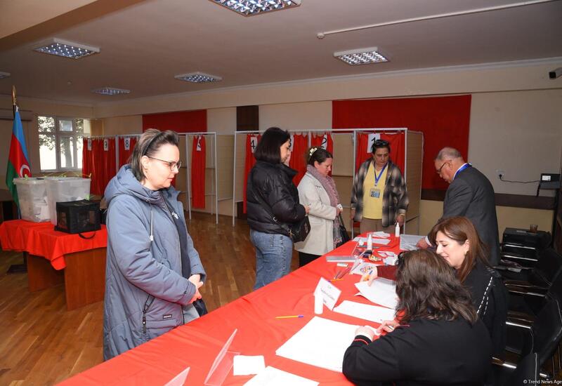 Избирательные округа с наибольшей и наименьшей явкой на муниципальных выборах в Азербайджане на 17:00