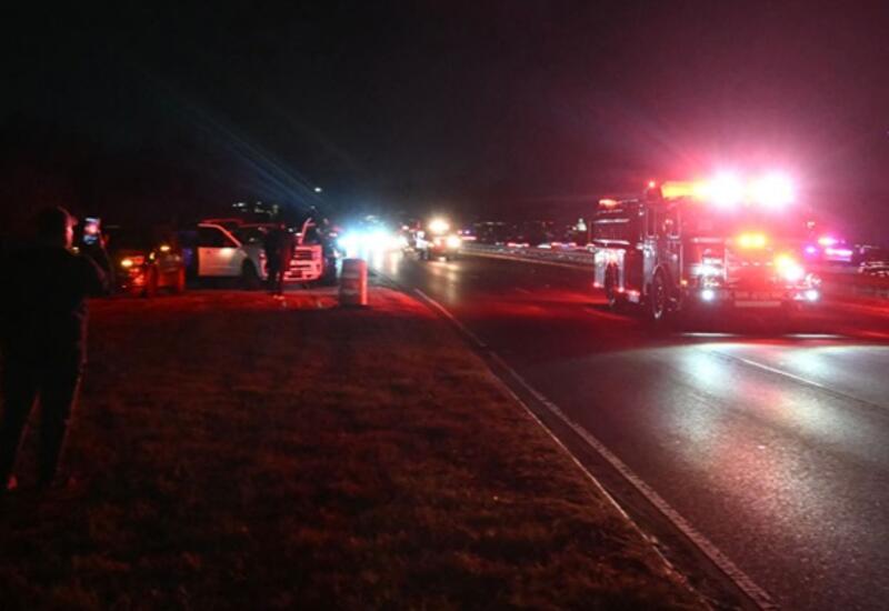 Очевидец заснял момент авиакатастрофы в США