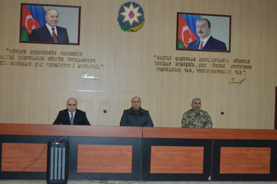 Hərbi hissələrdə Gənclər Günü ilə bağlı birgə tədbirlər keçirilib