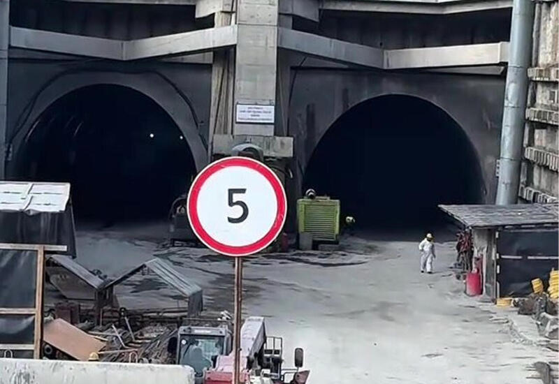 İsmayıllı yolundakı tuneldən görüntülər yayıldı