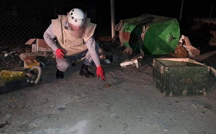 В Газахе найден боеприпас